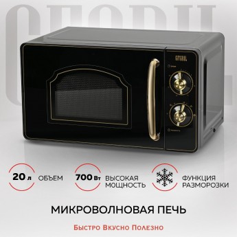 Микроволновая печь соло GFGRIL GF-MWO202 черный